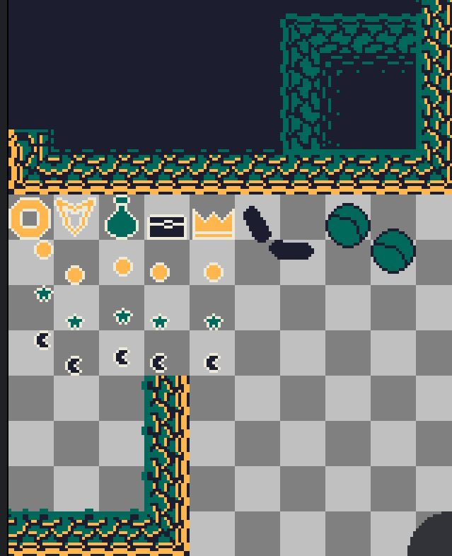 overlay shown on the sprite sheet